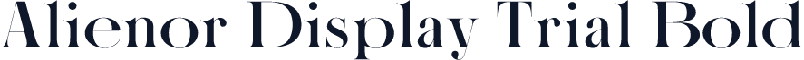 Alienor Display Trial Bold