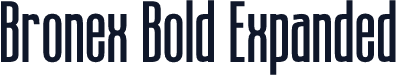 Bronex Bold Expanded