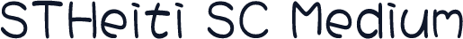 STHeiti SC Medium