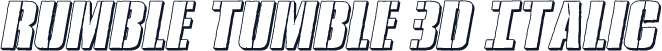 Rumble Tumble 3D Italic