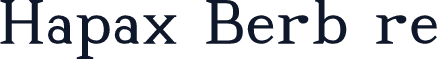 Hapax Berbre