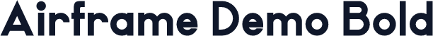 Airframe Demo Bold