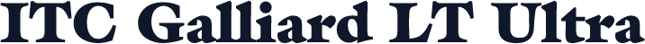 ITC Galliard LT Ultra