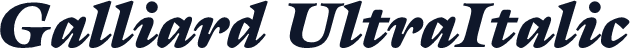 Galliard UltraItalic