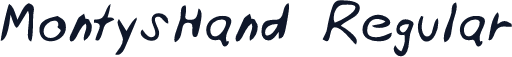 MontysHand Regular