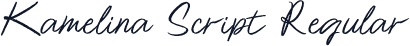 Kamelina Script Regular