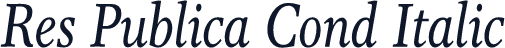 Res Publica Cond Italic