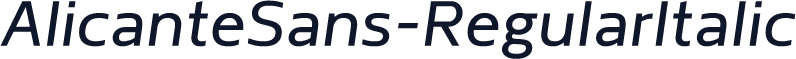 AlicanteSans-RegularItalic