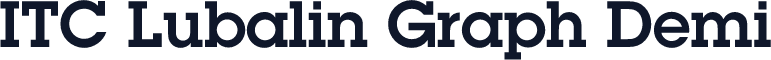 ITC Lubalin Graph Demi
