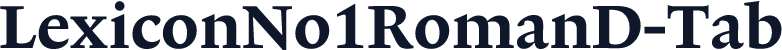 LexiconNo1RomanD-Tab
