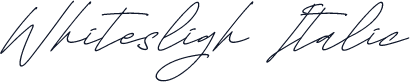 Whitesligh Italic
