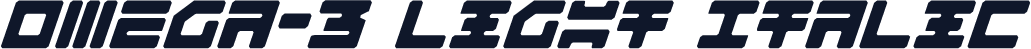 Omega-3 Light Italic