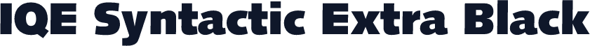 IQE Syntactic Extra Black