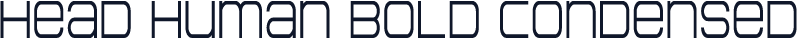 Head Human Bold Condensed