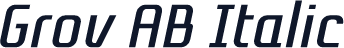 Grov AB Italic
