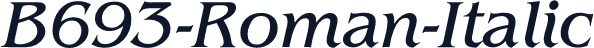 B693-Roman-Italic