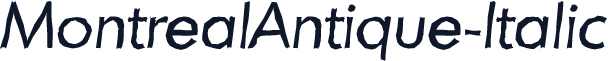 MontrealAntique-Italic