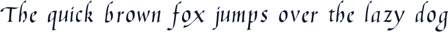 Humanistic Cursive