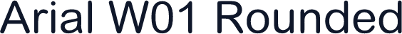 Arial W01 Rounded