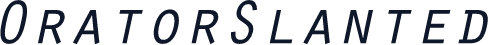 OratorSlanted