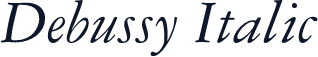 Debussy Italic