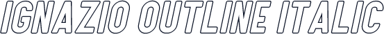 Ignazio Outline Italic
