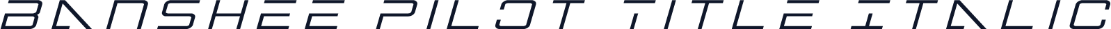 Banshee Pilot Title Italic