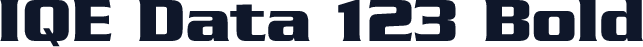 IQE Data 123 Bold