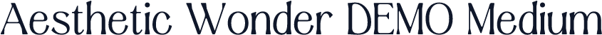 Aesthetic Wonder DEMO Medium
