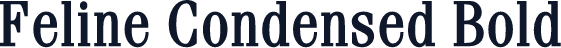 Feline Condensed Bold