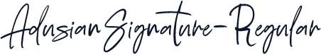 AdusianSignature-Regular