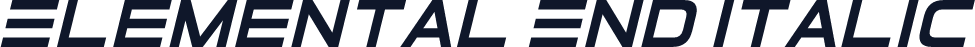 Elemental End Italic