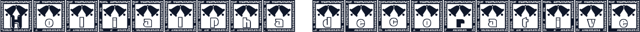 Holialpha decorative