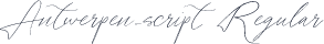 Antwerpen_script Regular