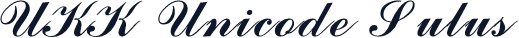 UKK Unicode Sulus