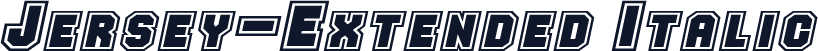 Jersey-Extended Italic