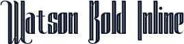 Watson Bold Inline
