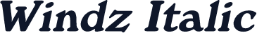 Windz Italic