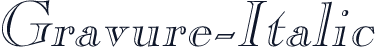 Gravure-Italic