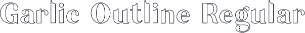 Garlic Outline Regular
