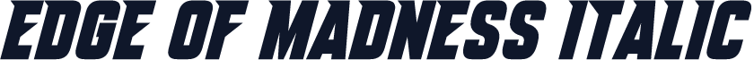 Edge Of Madness Italic