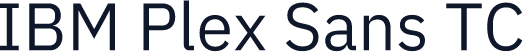 IBM Plex Sans TC