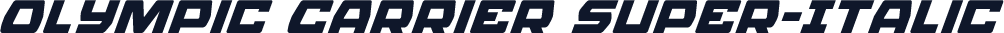 Olympic Carrier Super-Italic