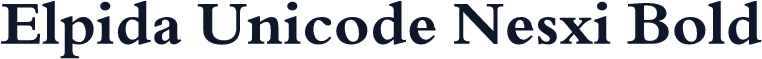 Elpida Unicode Nesxi Bold