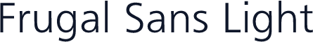 Frugal Sans Light
