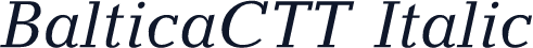 BalticaCTT Italic