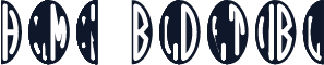 HaroldsMonograms-BlackOvalTwoBold