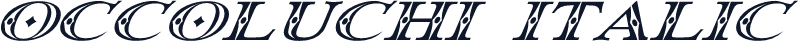 Occoluchi Italic
