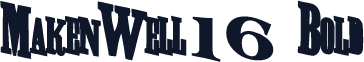 MakenWell16 Bold