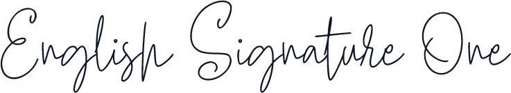 English Signature One